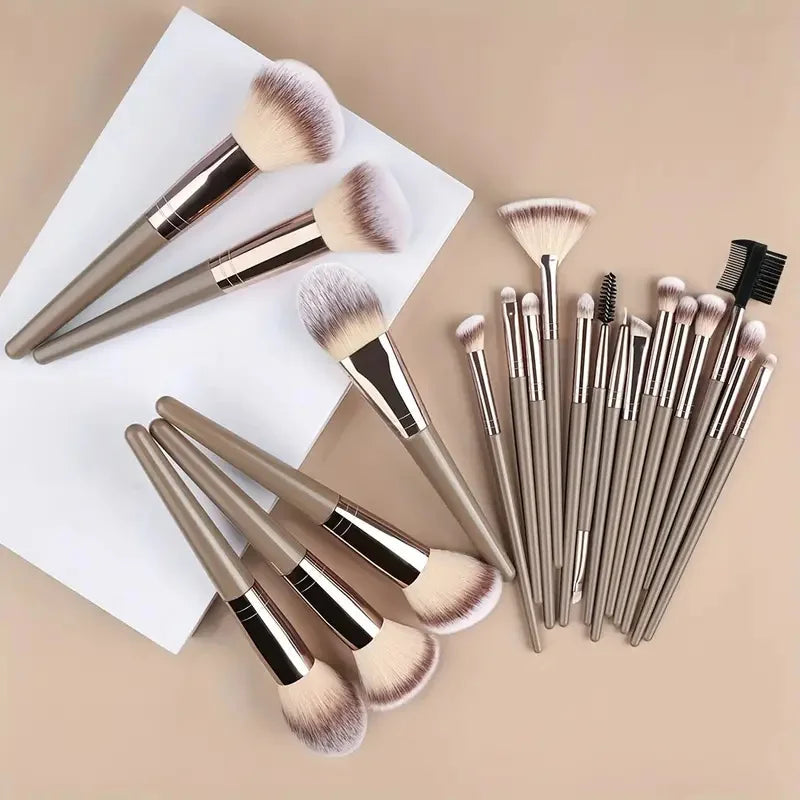 3-20Pcs Premium Makeup Brushes Set Soft Fluffy Beauty Cosmetic Foundation Makeup Brush Eyeshadow Blush Kabuki Make Up Tools