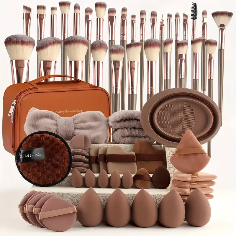 3-20Pcs Premium Makeup Brushes Set Soft Fluffy Beauty Cosmetic Foundation Makeup Brush Eyeshadow Blush Kabuki Make Up Tools