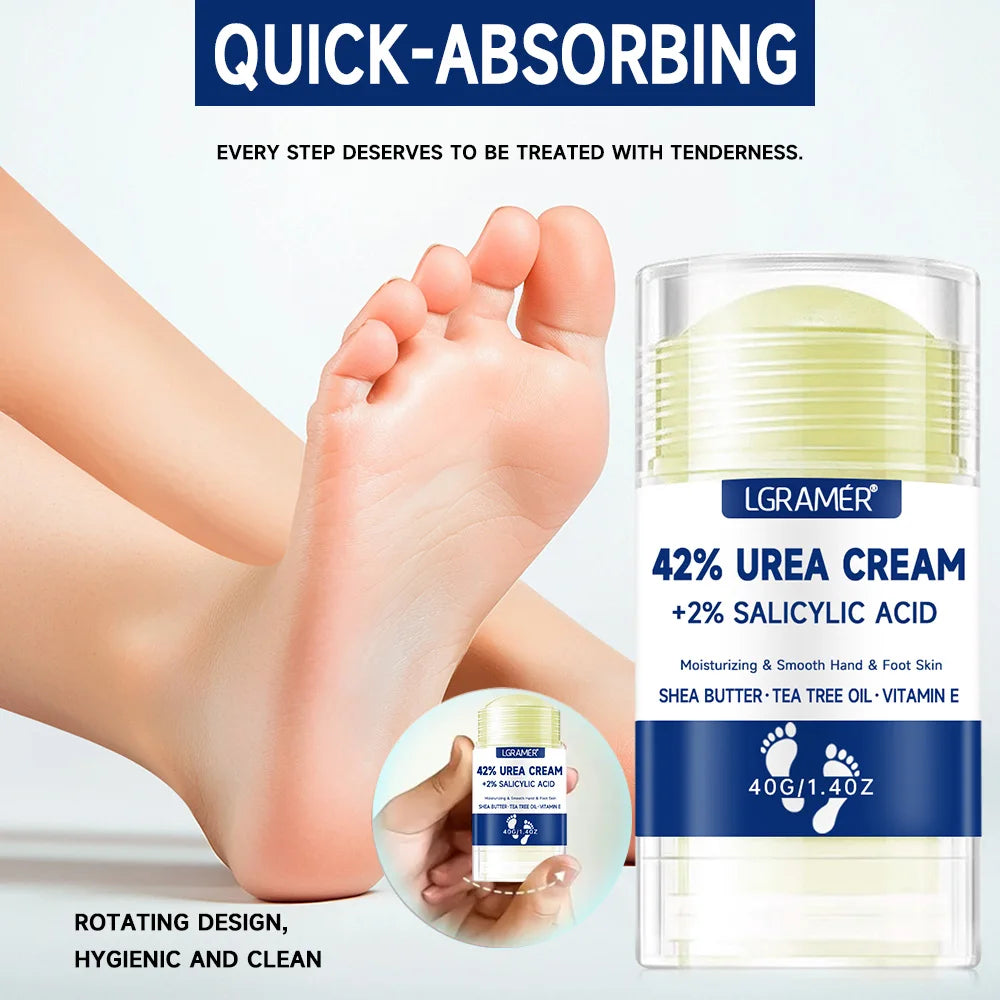 42% Urea Foot Cream + 2% Salicylic Acid Intensive Hydrating Foot And Hand Care Moisturizing Foot Cream And Hand Cream