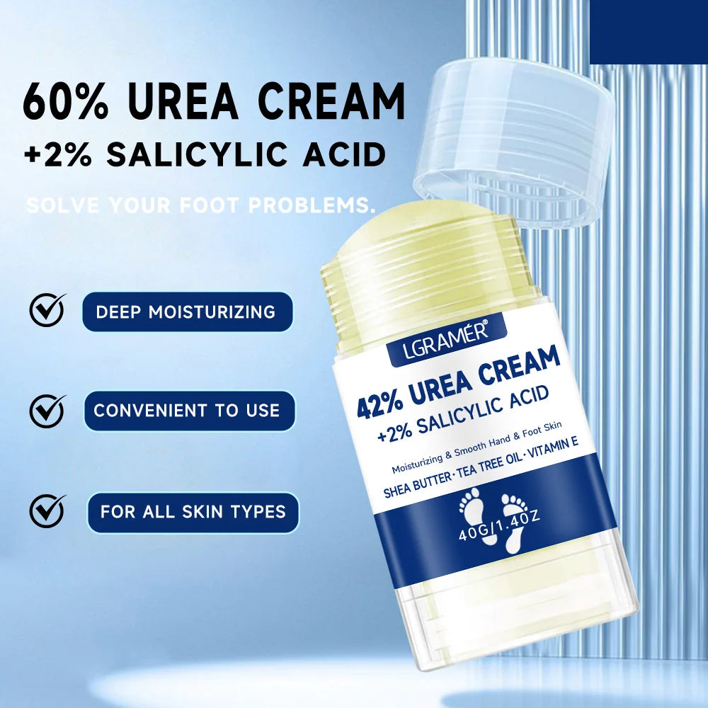 42% Urea Foot Cream + 2% Salicylic Acid Intensive Hydrating Foot And Hand Care Moisturizing Foot Cream And Hand Cream