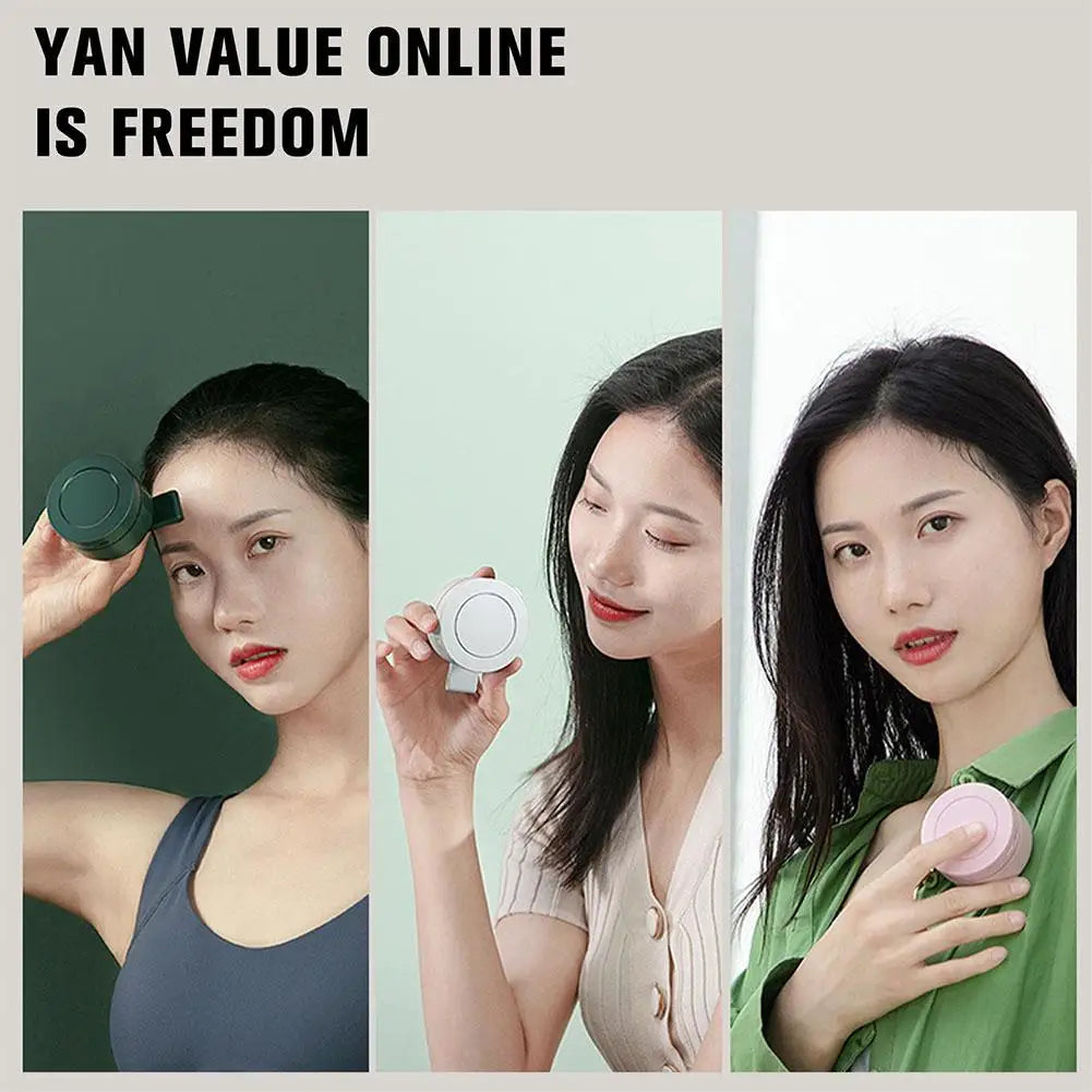 Mini  Clip Fan Portable  Silent Mini Electric Fan 3 Speeds Adjustable Wind USB Rechargeable Personal Cooling Fan For Travel