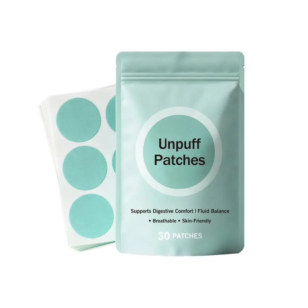 30 PATCHES Unpuff Patches Supports Digestive Comfort IFluid Balance Regulating Insulin Secretion Suppressing Appetit Breathable